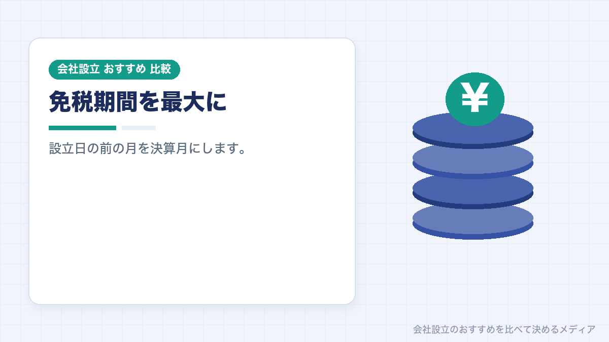 消費税の免税期間を示したイラスト