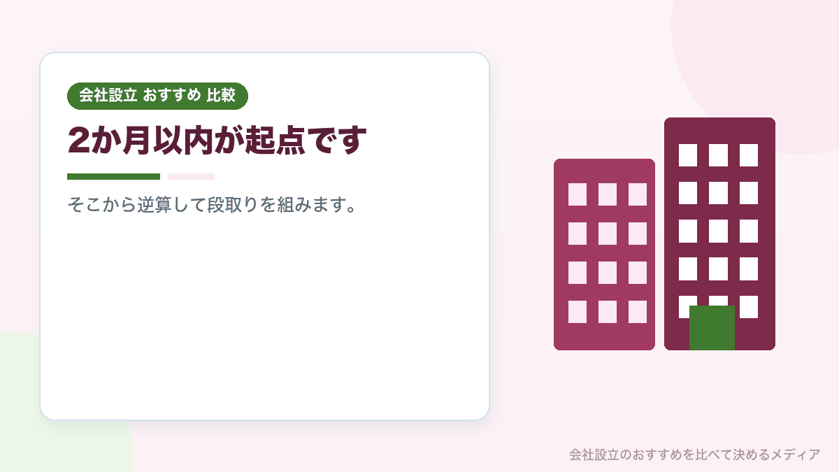 決算スケジュールのまとめイラスト