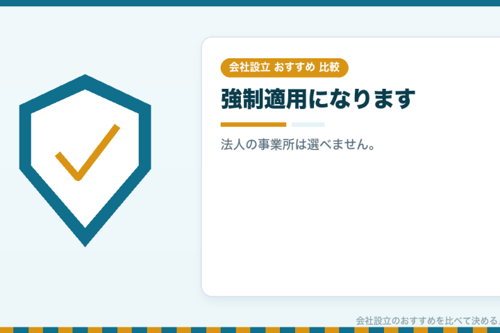 会社設立をすると社会保険はどうなるのか｜加入の義務と手続きを整理しましたの会社設立おすすめ比較イラスト