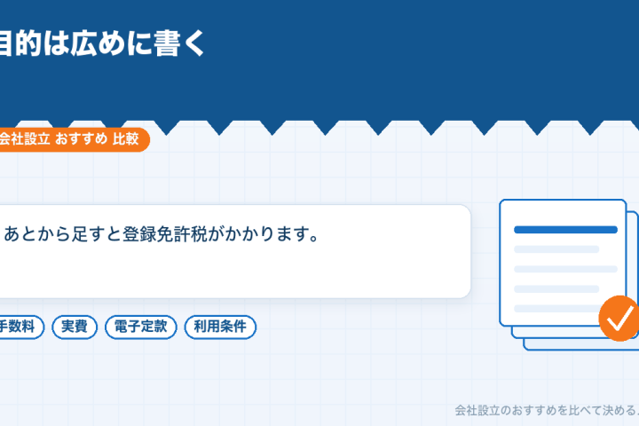 あとから直すと費用がかかります｜会社設立の中身でよくある失敗の会社設立おすすめ比較イラスト