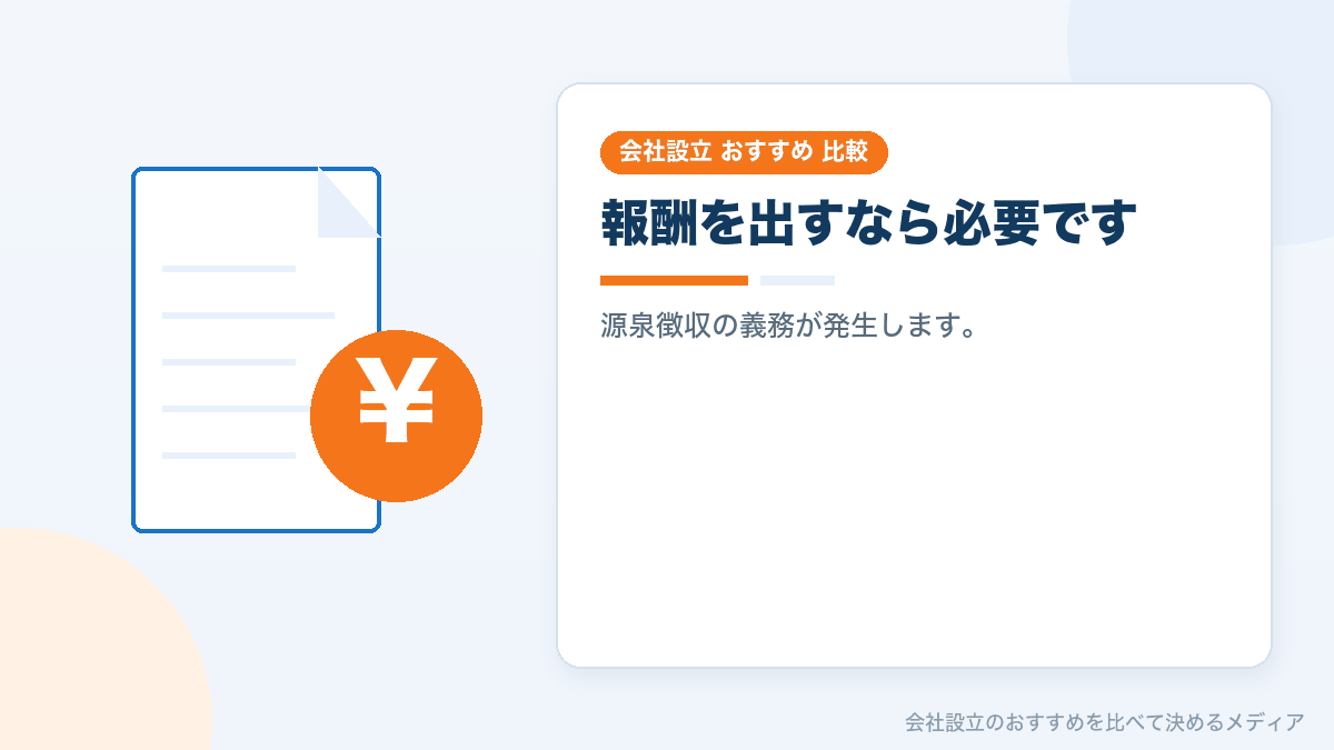 給与支払事務所の届出を示したイラスト