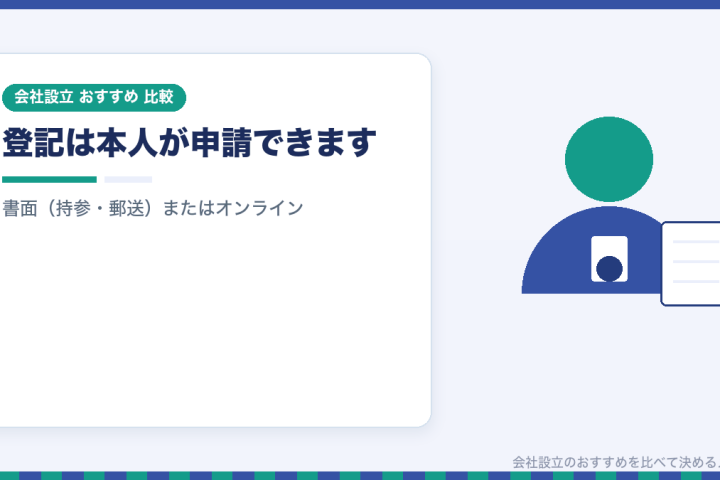 会社設立に司法書士は不要か|自分で登記申請する3つの方法と、頼んだほうがよい場合を比較の会社設立おすすめ比較イラスト