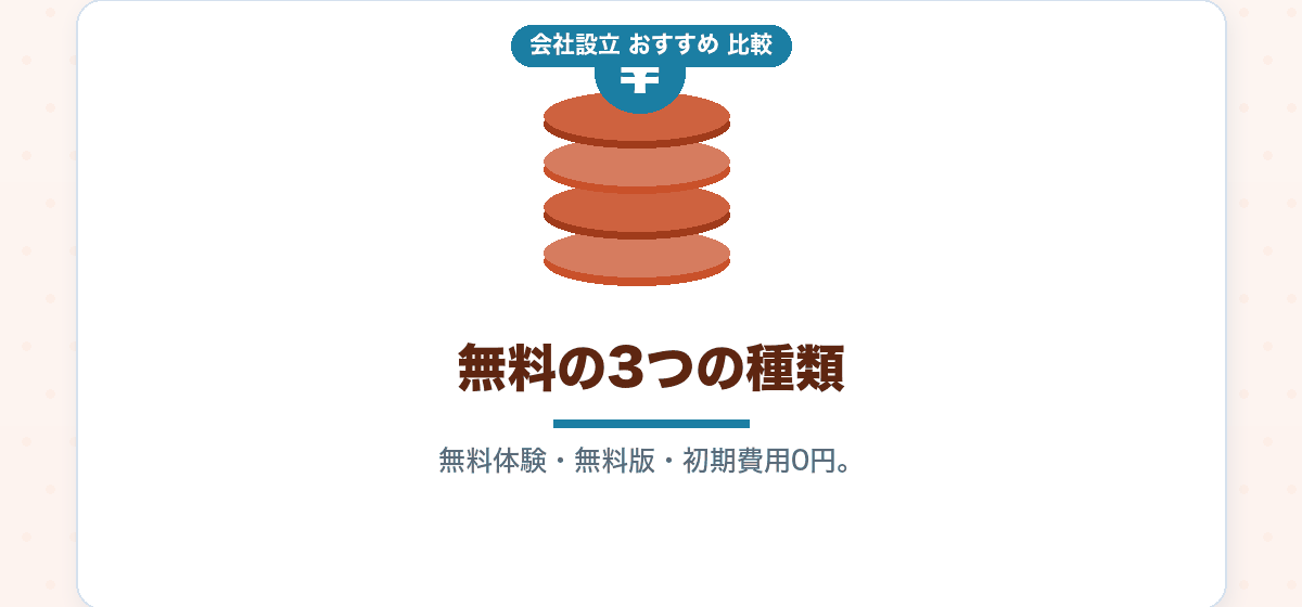 小規模法人の会計ソフトは無料でどこまで使えるか|無料期間・無料版の制限を公式表示で比較|会社設立のおすすめ比較